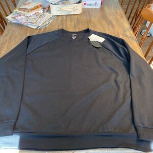 Nike Dri-fit Men’s Pullover Sweatshirt Black  NWT Size 3x